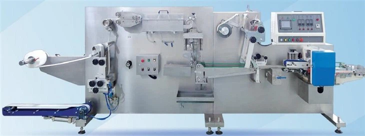 Equipamento de produção de lenços umedecidos de peças únicas