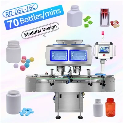 Máquina de embalagem eletrônica automática para contagem de comprimidos