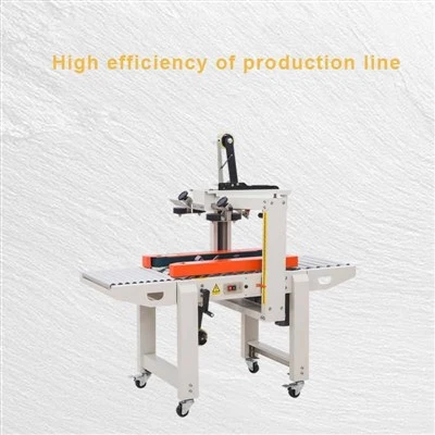 Máquina automática de selagem de papelão com adesivo hot melt