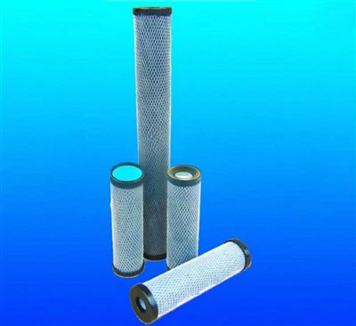 Cartucho de filtro de carvão ativado comprimido
