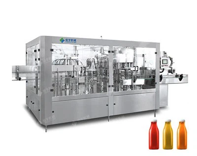 Máquina de enchimento e selagem de suco