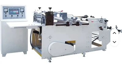 Máquina para fazer adesivo de etiqueta com manga retrátil